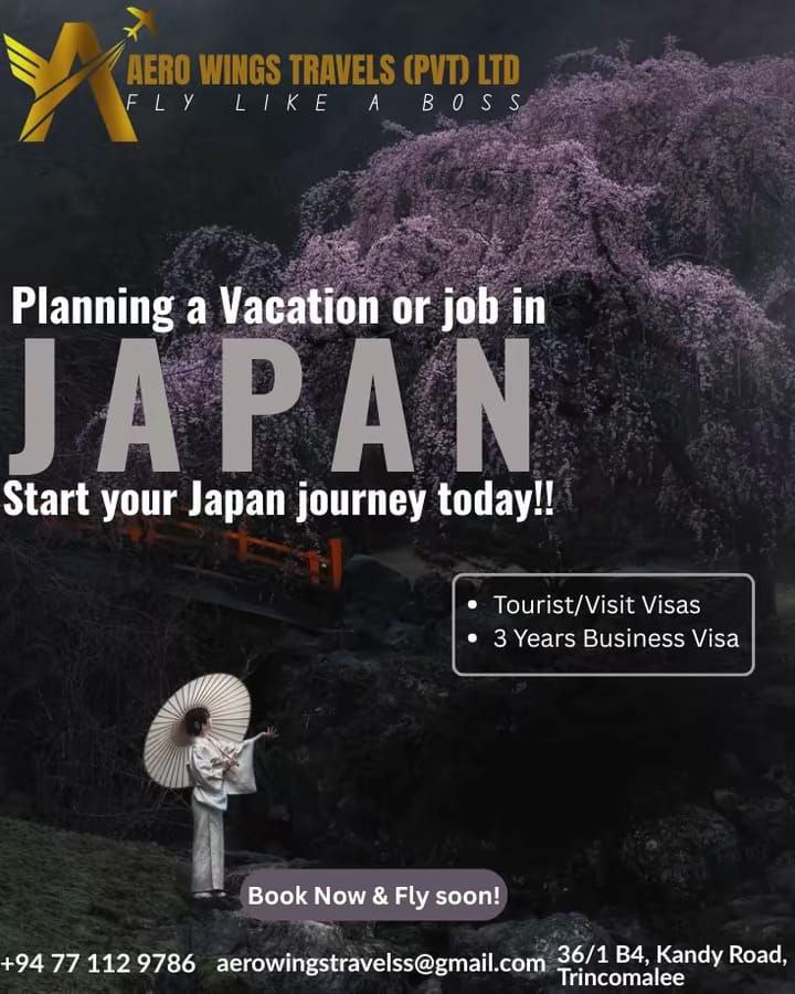 Tourist/Visit/business Visa - Japan